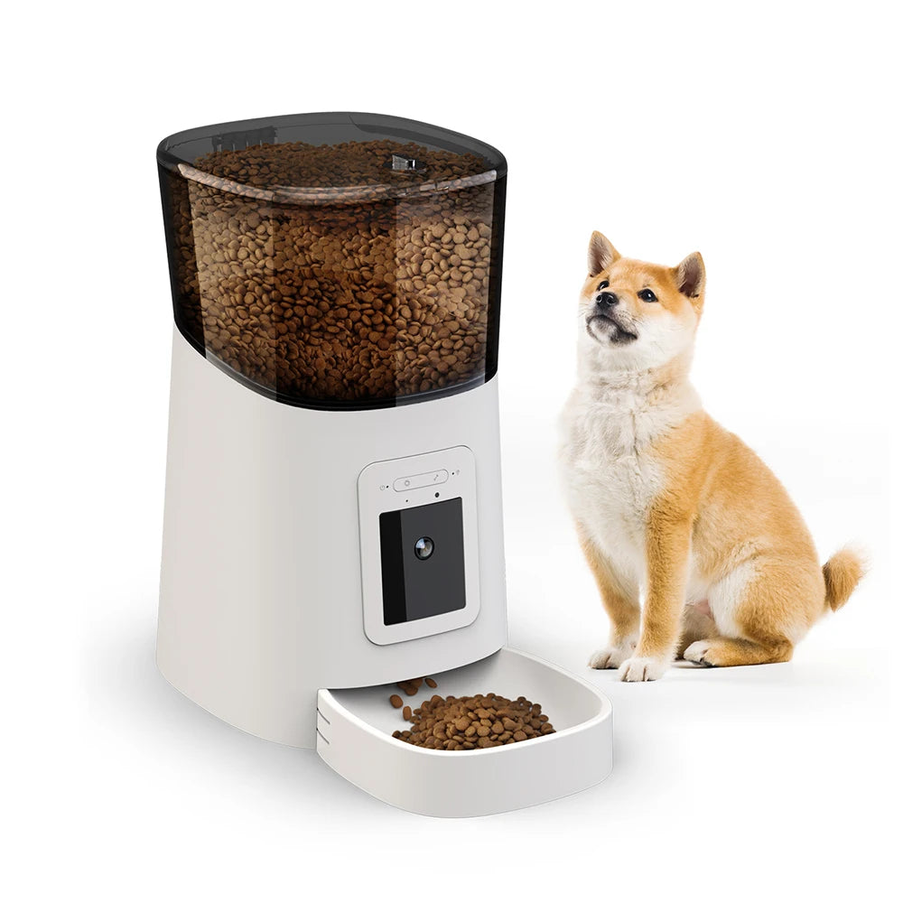 6L Large Capacity Intelligent Wifi Automatic Pet Feeder for Pet Cats Dogs Smart Food Dispenser APP Timer Pet Feeding Bowl