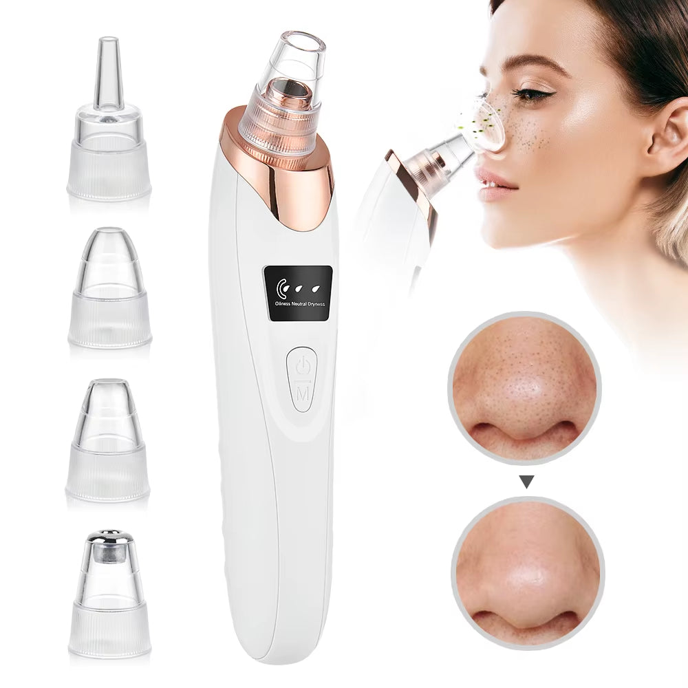 Electric Blackhead Remover Vacuum Acne Cleaner Black Spots Removal Facial Deep Cleansing Pore Cleaner Machine Skin Care Tools