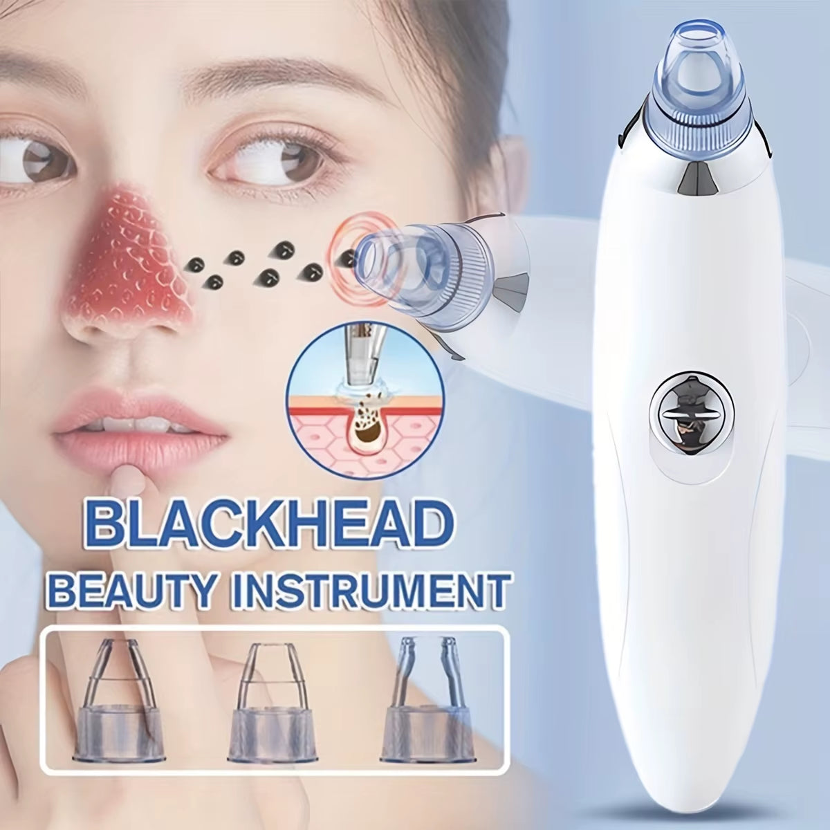 Xiaomi Electric Blackhead Remover Vacuum Cleaner Black Spots Removal Facial Deep Cleansing Pore Cleaner Machine Face Skin Care